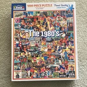 White Mountain Vibrant 1980s Puzzle Game